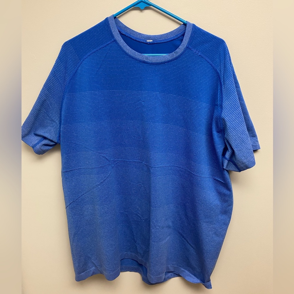 Xxl Blue Lululemon Metal Vent Tech T Shirt